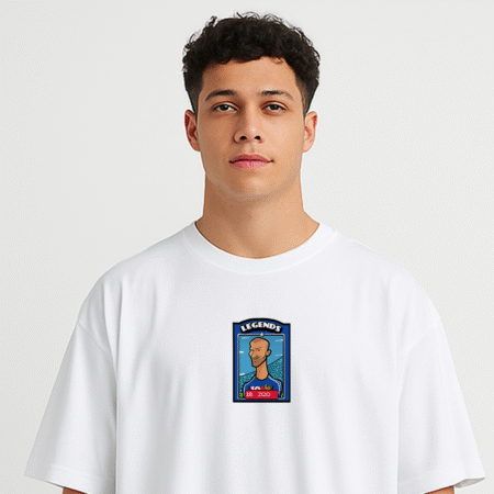 Zizo Legend Front Printed White T-Shirt