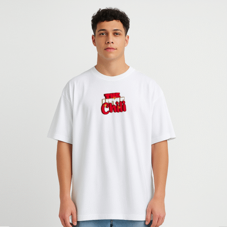 The Little Chilie Front And Back Printed T-Shirt